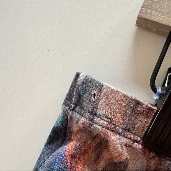 Karen Kane || Maxi Skirt Dark Watercolor Bohemian Cottagecore Medium - Picture 3 of 8